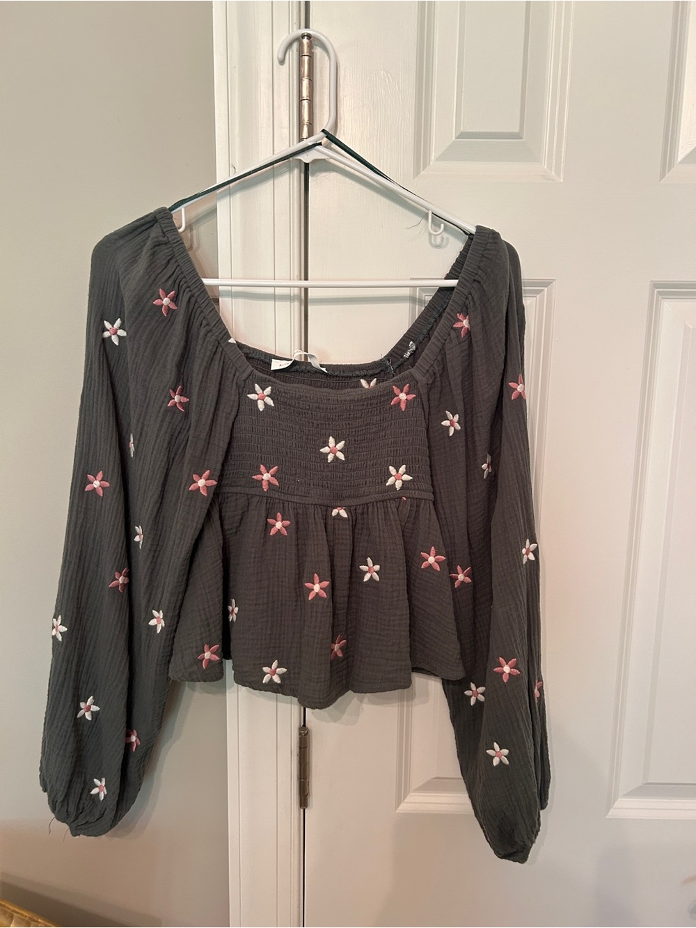 Altard State Floral Peasant Top